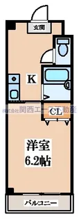 バンフォーレスミダ【2階】の間取り