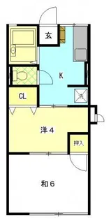 シャローム【2階】の間取り