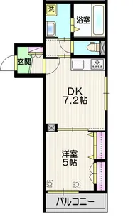 Bonheur K 浦和元町【2階】の間取り