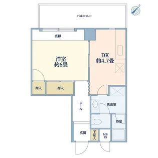 松見台ハイツ【2階】の間取り