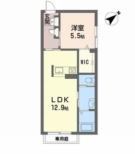 Peppergrass【1階】の間取り