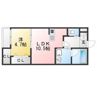 ラ・メゾン船町【3階】の間取り