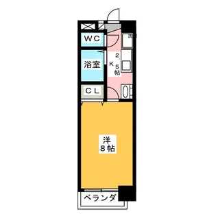 グリーンハイツ・ゆう【1階】の間取り