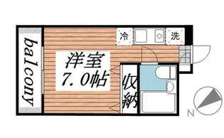 メゾン・ド・ロテュース【4階】の間取り
