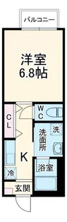 イースターリリー川口【1階】の間取り