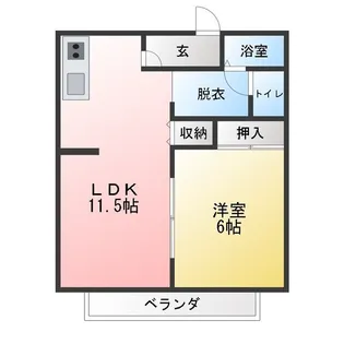 エトワール比奈【2階】の間取り