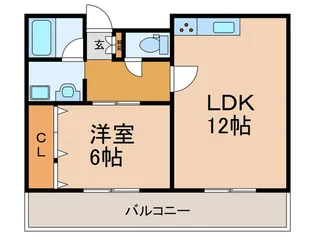 ファミリアモモマンション【3階】の間取り