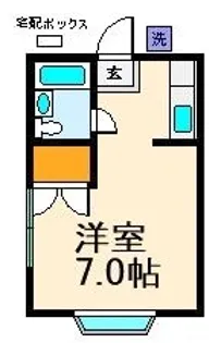 エクセレント【1階】の間取り