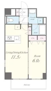 ノアズアーク【8階】の間取り