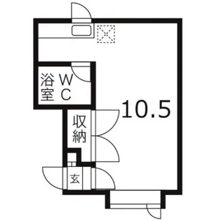 ウエストタウン前田【2階】の間取り