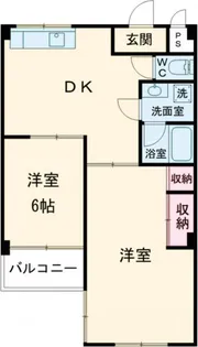 グランドハイツダイケー【2階】の間取り