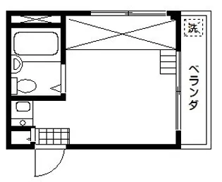 リバース落合【4階】の間取り