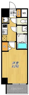 J.T.大阪WEST【3階】の間取り