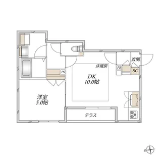 Villa Del Sol VI【1階】の間取り