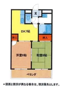サンライズ久喜I【1階】の間取り