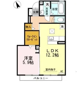 パークハウス常滑 B棟【1階】の間取り