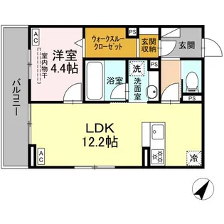 D crest津島町【3階】の間取り