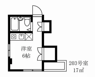 アビタシオン石川【2階】の間取り