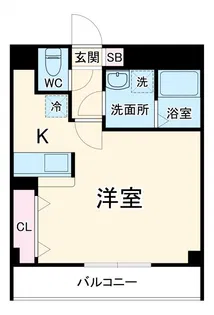 アンプルール フェール YAHAGI【2階】の間取り