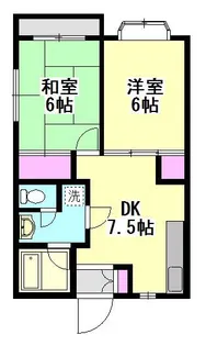 グランデ・ロータス伍番館【2階】の間取り