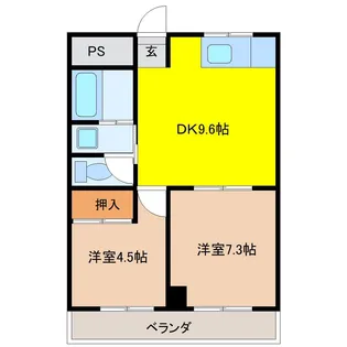 ベルメゾン50【2階】の間取り