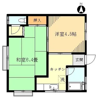 中山荘【1階】の間取り