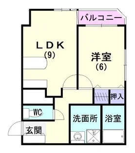 ビバリーマンション【2階】の間取り