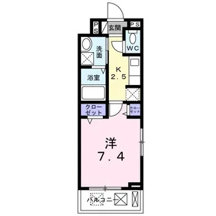 ラフォーレ 和白【2階】の間取り