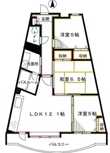 コーピアス・エス【3階】の間取り