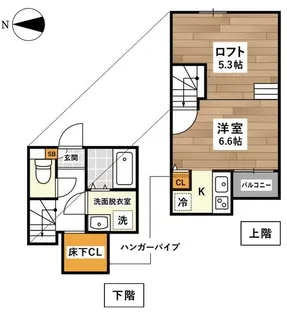 ADC熊本駅南R1935【1階】の間取り
