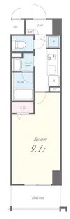 アグレアーブル(天王寺区)【1階】の間取り