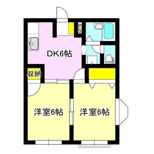 エルディム本郷【1階】の間取り