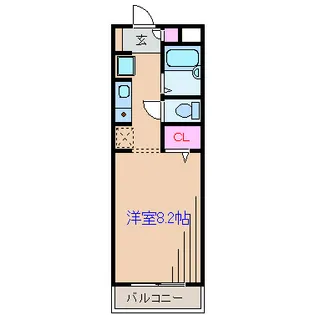 オーキッドレジデンス港北綱島アネックス【5階】の間取り