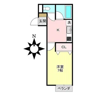 アーバン美浜町【2階】の間取り