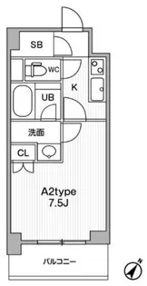 JMFResidence町田【2階】の間取り