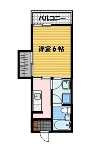 コーポK【1階】の間取り