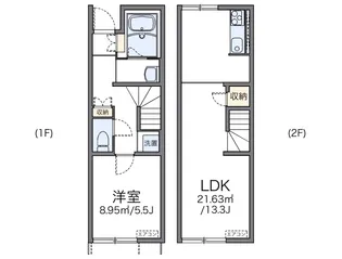 レオネクストムーンヒルズ【1階】の間取り