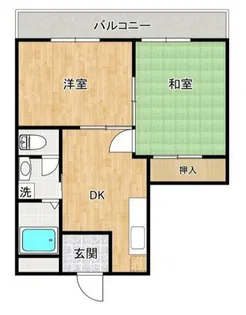 サンライトオアシス【0】【3階】の間取り