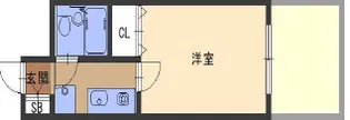エスリード松屋町【11階】の間取り