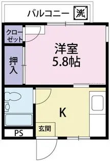 メゾン・コサージュ【2階】の間取り