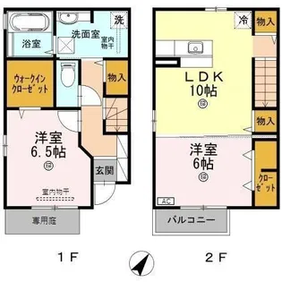 アールプレジールIII Aの間取り
