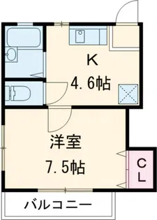 リリーハイツ【2階】の間取り