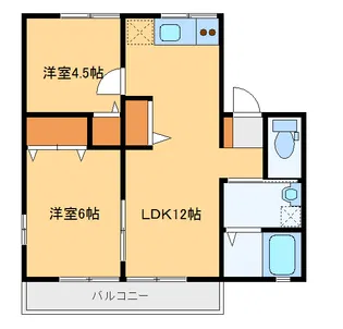 アトレイユ【2階】の間取り