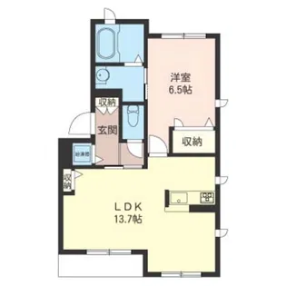 フレシール菊名弐番館【3階】の間取り