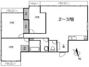 (仮)Shoumei松戸【3階】の間取り