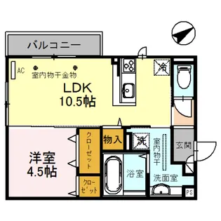 Saison Lumiere(セゾン ルミエール)【2階】の間取り