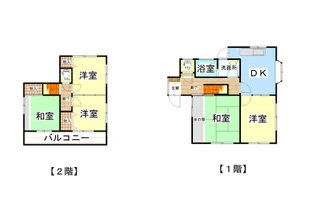 栃木県下都賀郡野木町大字友沼【一戸建】の間取り