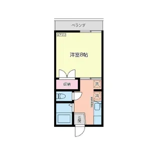 グローバルハイツ【1階】の間取り