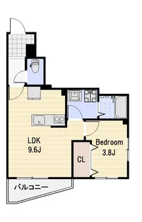 MSCT東谷山【4階】の間取り