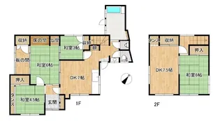 長崎県佐世保市今福町【一戸建】の間取り